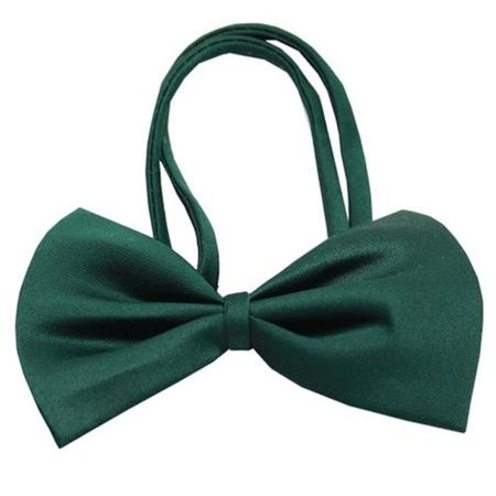UNCONDITIONAL LOVE Plain Emerald Green Bow Tie UN764921
